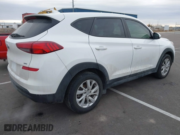 2020 Hyundai Tucson SE with VIN KM8J2CA41LU213551, listed as a IAAI auction lot 41393918 with 68,142 mi miles. Bid and sale history available at carsss.com. Image 4.