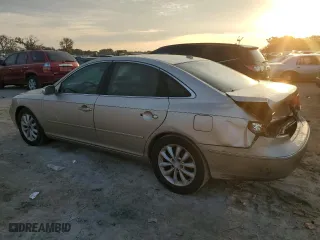 2007 Hyundai Azera SE with VIN KMHFC46F67A228508, listed as a Copart auction lot 71537224 with 123,218 mi miles and Salvage Title. Bid and sale history available at carsss.com. Image 2.