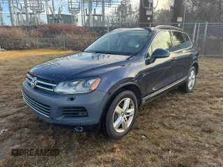 2012 Volkswagen Touareg Exec with VIN WVGEF9BP9CD006682, listed as a Copart auction lot 87463854 with 51,250 mi miles and Clean Title. Bid and sale history available at DreamBid. Image 2.