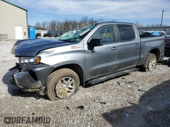 2021 Chevrolet Silverado 1500 RST with VIN 3GCUYEED5MG120963, listed as a Copart auction lot 46161745 with 117,701 mi miles and Salvage Title. Bid and sale history available at carsss.com. Image 1.