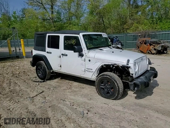 2015 Jeep Wrangler Unlimited Sport with VIN 1C4BJWDG0FL737965, listed as a Copart auction lot 56711765 with 149,528 mi miles and Salvage title. Bid and sale history available at DreamBid. Image 15.