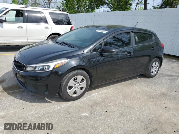 2017 Kia Forte5 LX with VIN KNAFK5A87H5673000, listed as a Copart auction lot 54421365 with 99,982 mi miles and Clean Title. Bid and sale history available at carsss.com. Image 1.