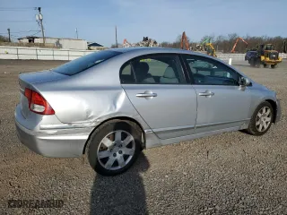2010 Honda Civic Sdn LX with VIN 2HGFA1F53AH584828, listed as a Copart auction lot 50163105 with 157,378 mi miles and Salvage Title. Bid and sale history available at carsss.com. Image 3.