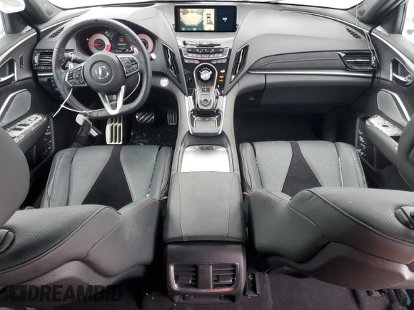 2023 Acura RDX w/A-Spec Advance Package with VIN 5J8TC2H89PL001748, listed as a Copart auction lot 41644935 with 19,123 mi miles and Salvage Title. Bid and sale history available at carsss.com. Image 8.