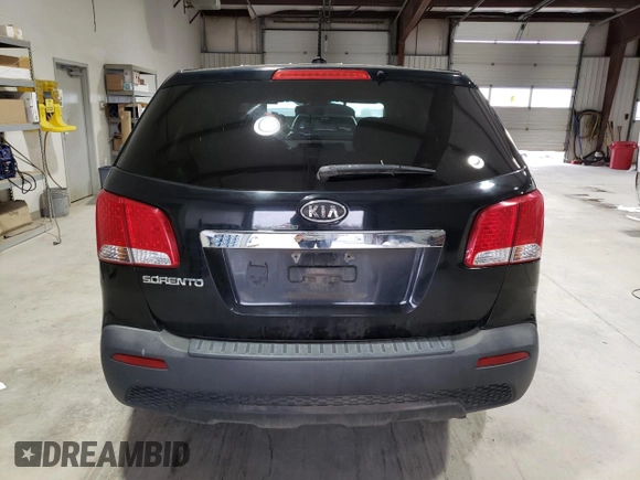 2013 Kia Sorento LX with VIN 5XYKTCA65DG333203, listed as a Copart auction lot 75594824 with 201,955 mi miles and Salvage Title. Bid and sale history available at carsss.com. Image 6.
