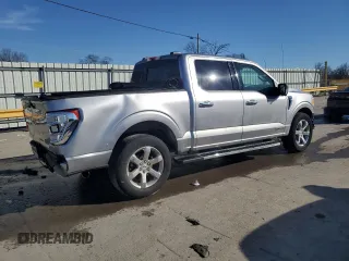 2021 Ford F-150 XL with VIN 1FTFW1CD8MFB06471, listed as a Copart auction lot 46922515 with 44,790 mi miles and Salvage title. Bid and sale history available at DreamBid. Image 3.