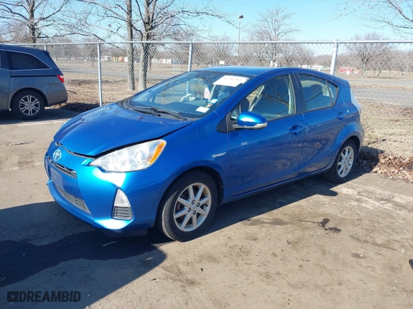 2014 Toyota Prius c One with VIN JTDKDTB30E1574346, listed as a IAAI auction lot 41756182 with 187,631 mi miles. Bid and sale history available at carsss.com. Image 18.
