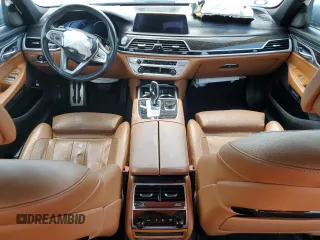 2017 BMW 7 Series 740i with VIN WBA7E2C53HG739365, listed as a Copart auction lot 58234325 with Not provided miles and Salvage title. Bid and sale history available at DreamBid. Image 8.
