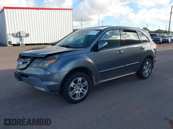 2009 Acura MDX Tech Pkg with VIN 2HNYD28639H502886, listed as a IAAI auction lot 41135344 with 1 mi miles. Bid and sale history available at carsss.com. Image 2.