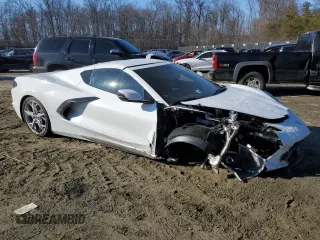 2021 Chevrolet Corvette 2LT with VIN 1G1YB2D41M5118498, listed as a Copart auction lot 41978475 with Not provided miles and Salvage title. Bid and sale history available at DreamBid. Image 4.