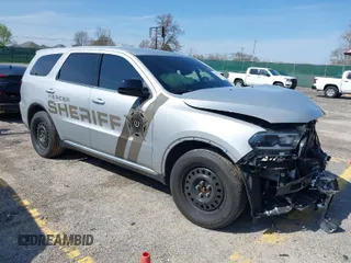 2023 Dodge Durango Pursuit with VIN 1C4SDJFT9PC632122, listed as a IAAI auction lot 41918717 with 5,412 mi miles and . Bid and sale history available at DreamBid. Image 1.