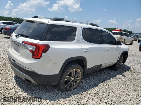 2021 GMC Acadia SLT with VIN 1GKKNMLS9MZ208401, listed as a Copart auction lot 62383745 with 135,613 mi miles and Salvage title. Bid and sale history available at DreamBid. Image 3.
