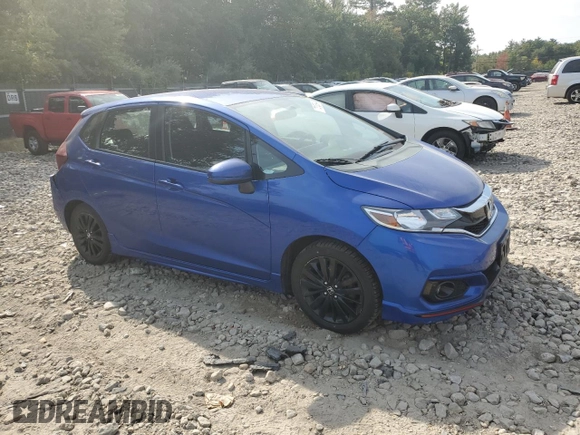 2018 Honda Fit Sport with VIN 3HGGK5G62JM730959, listed as a Copart auction lot 72123944 with 80,185 mi miles and Salvage Title. Bid and sale history available at DreamBid. Image 4.