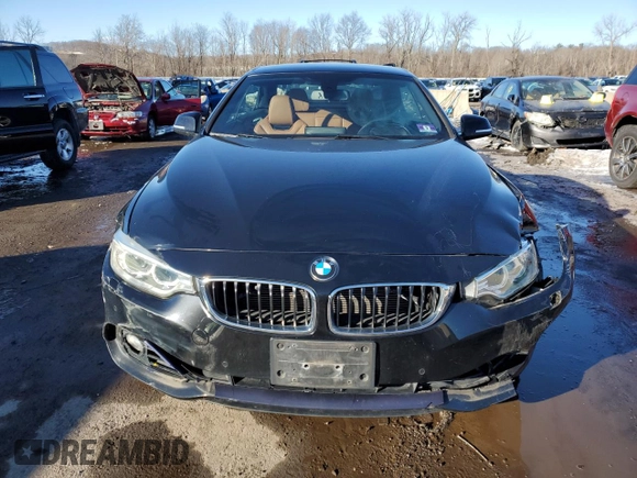 2016 BMW 4 Series 428i xDrive with VIN WBA3T1C56G5F38863, listed as a Copart auction lot 46071735 with 46,765 mi miles and Salvage title. Bid and sale history available at DreamBid. Image 5.