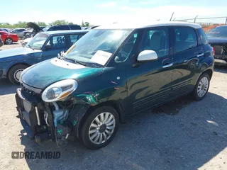 2014 FIAT 500L Easy with VIN ZFBCFABH1EZ001958, listed as a IAAI auction lot 42220010 with 62,450 mi miles and . Bid and sale history available at DreamBid. Image 2.