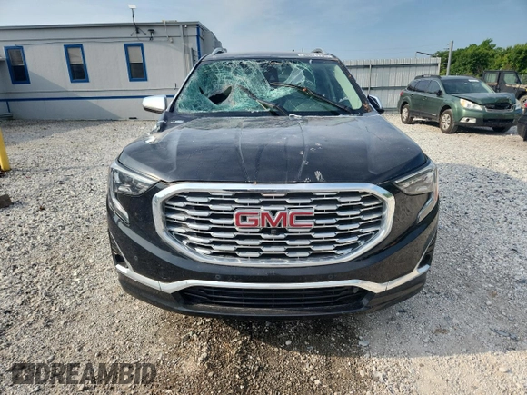 2018 GMC Terrain Denali with VIN 3GKALXEX4JL370144, listed as a Copart auction lot 58621755 with 115,467 mi miles and Salvage title. Bid and sale history available at DreamBid. Image 5.