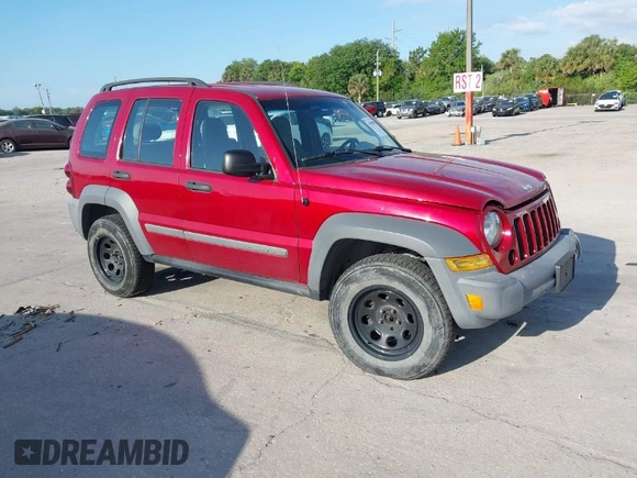 2005 Jeep Liberty Sport with VIN 1J4GL48K95W662399, listed as a IAAI auction lot 41900952 with 127,230 mi miles. Bid and sale history available at carsss.com. Image 1.