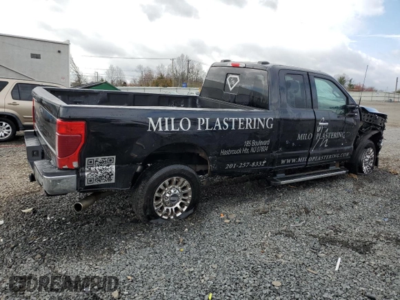 2022 Ford F-250 XL with VIN 1FT7X2B69NEF95657, listed as a Copart auction lot 50950495 with 44,978 mi miles and Salvage Title. Bid and sale history available at DreamBid. Image 3.