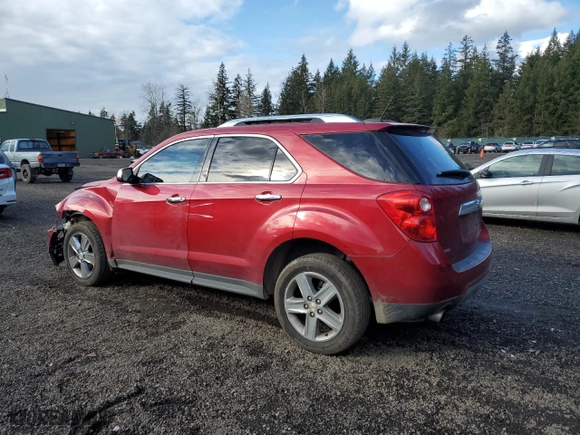 2015 Chevrolet Equinox LTZ with VIN 2GNFLHE3XF6435201, listed as a Copart auction lot 89380905 with 123,771 mi miles and Salvage Title. Bid and sale history available at carsss.com. Image 2.