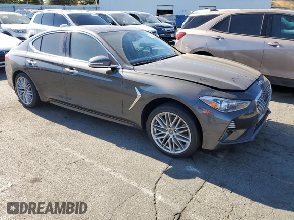 2021 Genesis G70 2.0T with VIN KMTG34LA4MU077004, listed as a Copart auction lot 71836194 with 51,624 mi miles and Salvage title. Bid and sale history available at DreamBid. Image 4.
