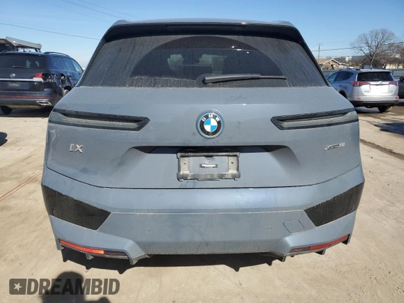 2022 BMW iX xDrive50 with VIN WB523CF08NCK67378, listed as a Copart auction lot 42077724 with 13,948 mi miles. Bid and sale history available at carsss.com. Image 6.