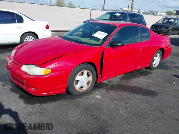 2004 Chevrolet Monte Carlo SS with VIN 2G1WX12K449336670, listed as a IAAI auction lot 42141629 with 100,681 mi miles. Bid and sale history available at carsss.com. Image 2.