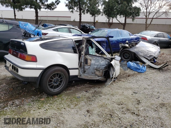 1990 Honda CRX DX с VIN JHMED8451LS012339, выставлен на аукционе Copart как лот 44368264 с пробегом 230 870 миль миль и На запчасти • Non repairable. История ставок и продаж доступна на DreamBid. Изображение 3.