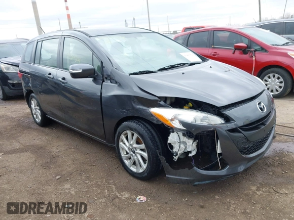 2013 Mazda 5 Sport with VIN JM1CW2BL5D0159603, listed as a IAAI auction lot 41807574 with 121,206 mi miles and . Bid and sale history available at carsss.com. Image 6.