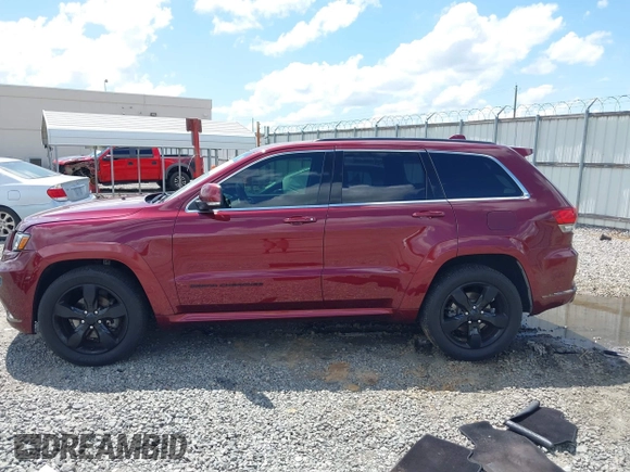 2016 Jeep Grand Cherokee Overland z VIN 1C4RJECG6GC401782, wystawiony jako IAAI lot #42442771 z przebiegiem 104 196 mil mil oraz . Historia ofert i sprzedaży dostępna na DreamBid. Obrazek 14.