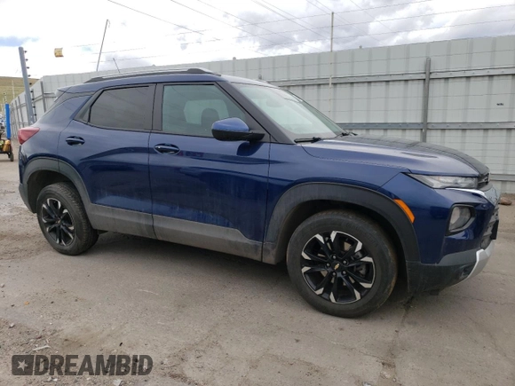 2022 Chevrolet TrailBlazer LT with VIN KL79MPS22NB144676, listed as a Copart auction lot 50636025 with 43,422 mi miles and Non Repairable. Bid and sale history available at carsss.com. Image 4.