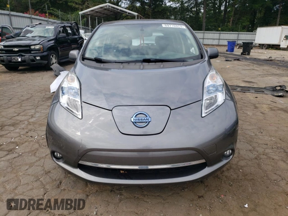 2015 Nissan LEAF SV with VIN 1N4AZ0CPXFC321642, listed as a Copart auction lot 69710373 with 49,954 mi miles. Bid and sale history available at carsss.com. Image 5.