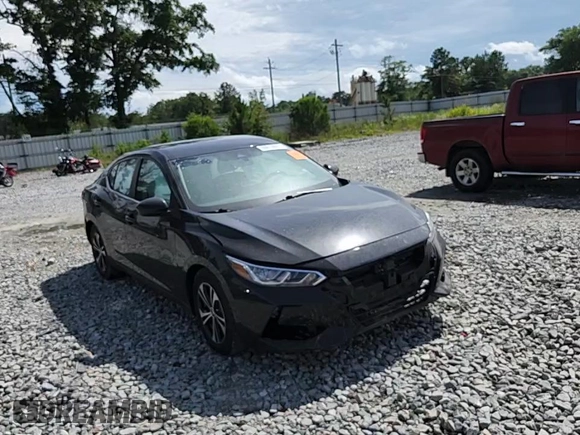 2021 Nissan Sentra SV with VIN 3N1AB8CV5MY299603, listed as a Copart auction lot 60078055 with 83,520 mi miles and Salvage title. Bid and sale history available at DreamBid. Image 13.