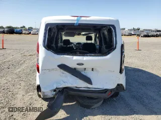 2014 Ford Transit Connect XLT with VIN NM0LE7F71E1140133, listed as a Copart auction lot 58371725 with 55,121 mi miles and Salvage title. Bid and sale history available at DreamBid. Image 6.