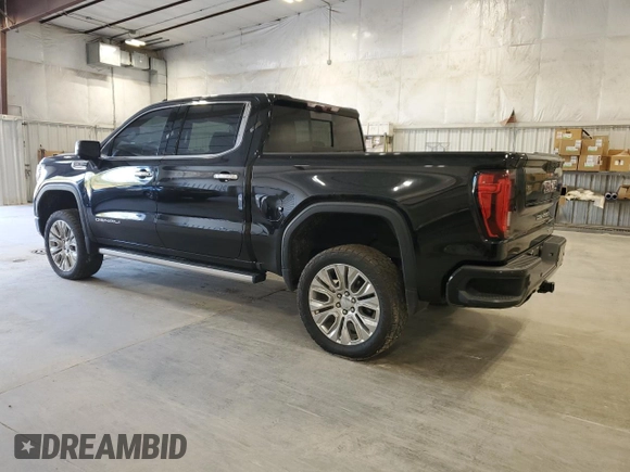 2022 GMC Sierra 1500 Limited Denali with VIN 1GTU9FEL2NZ159134, listed as a Copart auction lot 66116704 with 92,536 mi miles and Non Repairable. Bid and sale history available at carsss.com. Image 2.