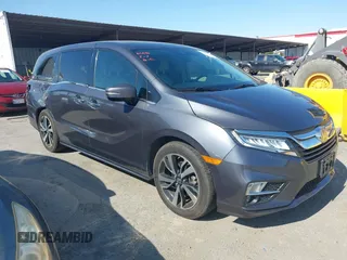 2018 Honda Odyssey Elite z VIN 5FNRL6H98JB028569, wystawiony jako IAAI lot #42676328 z przebiegiem 70 729 mil mil oraz . Historia ofert i sprzedaży dostępna na DreamBid. Obrazek 1.