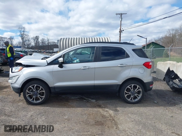2018 Ford EcoSport SE with VIN MAJ6P1UL3JC249592, listed as a IAAI auction lot 41975652 with 34,360 mi miles. Bid and sale history available at carsss.com. Image 14.