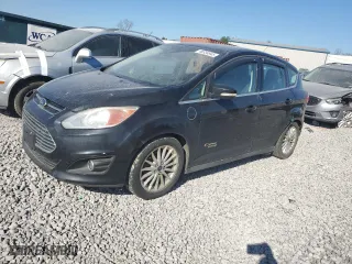 2015 Ford C-Max Energi SEL with VIN 1FADP5CU4FL105131, listed as a Copart auction lot 46334945 with 0 mi miles and Salvage Title. Bid and sale history available at carsss.com. Image 1.