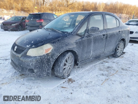 2008 Suzuki SX4 Touring Pkg 2 with VIN JS2YC417785100372, listed as a IAAI auction lot 41411720 with 179,468 mi miles. Bid and sale history available at carsss.com. Image 2.