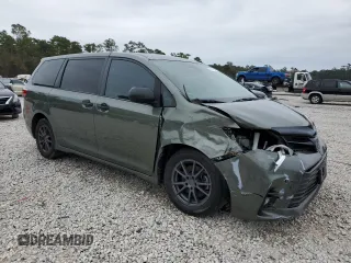 2019 Toyota Sienna L with VIN 5TDZZ3DC2KS993259, listed as a Copart auction lot 87391084 with 202,932 mi miles and Salvage Title. Bid and sale history available at carsss.com. Image 4.