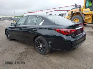 2018 Infiniti Q50 3.0t LUXE with VIN JN1EV7AR3JM438408, listed as a IAAI auction lot 42196488 with 134,519 mi miles. Bid and sale history available at carsss.com. Image 3.
