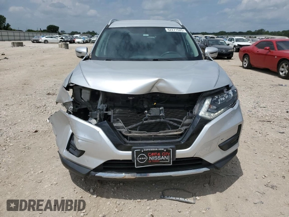 2017 Nissan Rogue SV with VIN 5N1AT2MVXHC876609, listed as a Copart auction lot 62271525 with 42,707 mi miles and Salvage title. Bid and sale history available at DreamBid. Image 5.