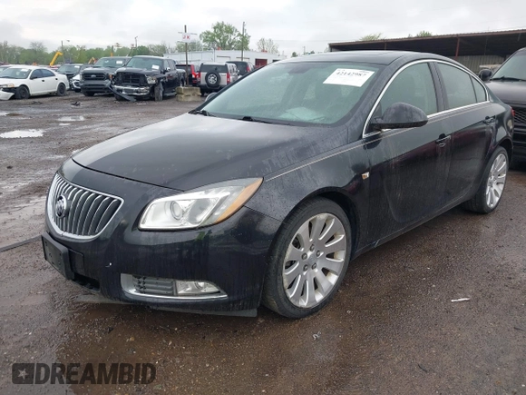 2011 Buick Regal CXL Turbo TO7 with VIN W04G15GV0B1121807, listed as a IAAI auction lot 42142987 with 75,000 mi miles and . Bid and sale history available at DreamBid. Image 2.