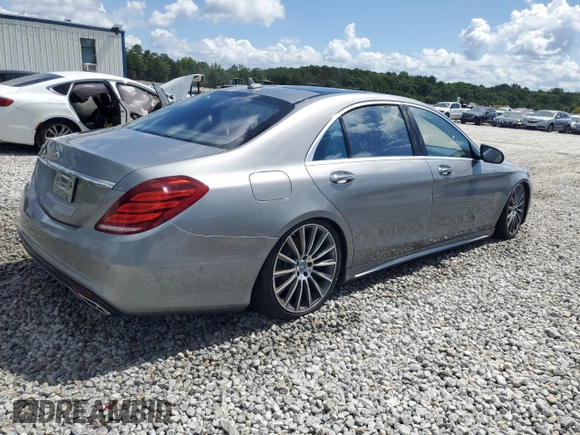2015 Mercedes-Benz S 550 with VIN WDDUG8CB8FA070007, listed as a Copart auction lot 65615345 with 167,132 mi miles and Clean title. Bid and sale history available at DreamBid. Image 3.