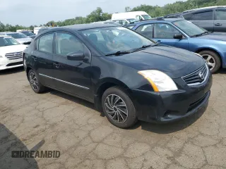 2012 Nissan Sentra S with VIN 3N1AB6AP8CL735557, listed as a Copart auction lot 60151655 with 167,128 mi miles and Salvage title. Bid and sale history available at DreamBid. Image 4.