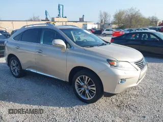 2013 Lexus RX 450h with VIN JTJBC1BA8D2054780, listed as a IAAI auction lot 41928161 with 160,154 mi miles and . Bid and sale history available at DreamBid. Image 1.