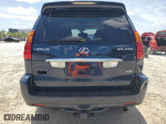 2006 Lexus GX 470 z VIN JTJBT20X760106041, wystawiony jako Copart lot #55896065 z przebiegiem 243 693 mil mil oraz Szkody całkowita. Historia ofert i sprzedaży dostępna na DreamBid. Obrazek 6.