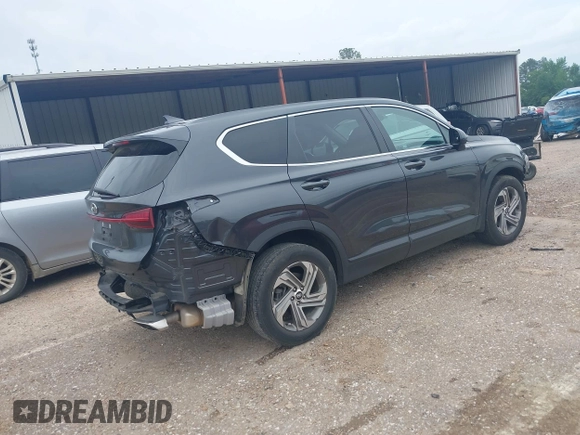 2021 Hyundai Santa Fe SE with VIN 5NMS14AJ5MH346250, listed as a IAAI auction lot 42299607 with 50,643 mi miles and . Bid and sale history available at DreamBid. Image 4.