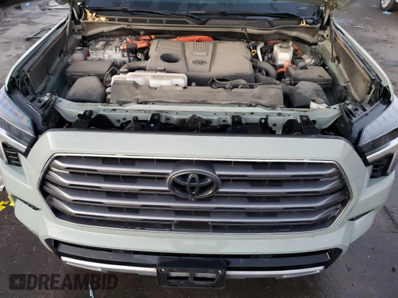 2023 Toyota Sequoia SR5 with VIN 7SVAAABA3PX003446, listed as a Copart auction lot 44369805 with 46,086 mi miles and Salvage Title. Bid and sale history available at carsss.com. Image 12.