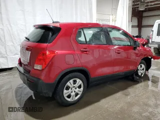 2015 Chevrolet Trax LS with VIN KL7CJKSB0FB161592, listed as a Copart auction lot 51082145 with 174,712 mi miles and Salvage Title. Bid and sale history available at carsss.com. Image 3.