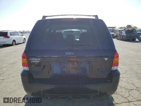 2005 Ford Escape Limited with VIN 1FMCU94145KC29491, listed as a Copart auction lot 56800915 with 111,222 mi miles and Clean title. Bid and sale history available at DreamBid. Image 6.